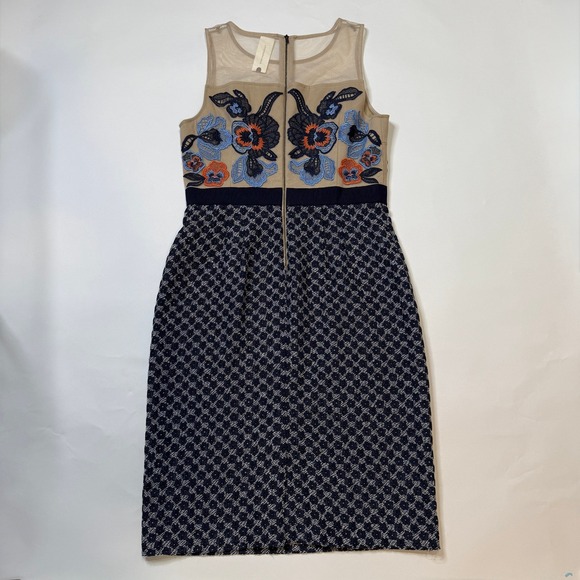 NWT Anthropologie Moulinette Soeurs Loredana Dress Navy 8 - Picture 4 of 13